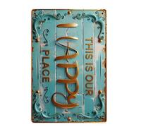 Rural Metal Wall Deck Highlighting Permanent Phrases Iron Creation for Living Space Restaurant Easy Installation Unequipped Iron Wall Gestures for Commercial Sectors