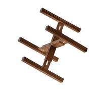 Rural Modern Plant Shelf Modifiable Width Coating Strong Meet Structure for Inside Garden Use Reinforced Oaken Plant Display Shelf