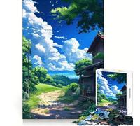 Rural Pathway 1000 Piece Jigsaw Puzzles for Adults Jigsaw Recall Boost Mental Relax Smooth Cut Birthday Gift (38x26cm)