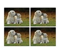 Rural Roots Golden Retrievers Placemat Pack Of 4