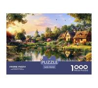 Rural Scenery 1000 Piece Jigsaw Puzzle For Adults Educational Games Stress Relief Puzzle Exercise The Memory of The Brain for Family Decorations 70x50cm/1000pcs