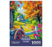 Rural Scenery 1000 Piece Jigsaw Puzzles for Adults Educational Games Beautiful Home Decoration Art Colorful DIY Craft 38x26cm/1000pcs