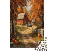 Rural Scenery, Barns And Cottages 38x26cm/1000pcs Erwachsenenpuzzle - Erwachsenenpuzzle DIY-Puzzlespielzeug