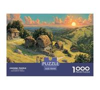 Rural Scenery Jigsaws 1000 Pieces Women, Gifts for Men Impossible Educational Games Challenging Artistic Style Beautiful Decoration 70x50cm/1000pcs