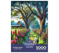 Rural Scenery1000 Pieces Jigsaw Puzzles for Adults And Kids Educational Games PathwayFun And Challenging Home Decors Great Gift Idea70x50cm/1000pcs