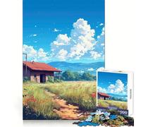 Rural Serenity 1000 Piece Jigsaw Puzzles for Teenagers Jigsaw Think Toy Together Fun Sharp Cut Art Collectible (38x26cm)