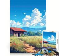 Rural Serenity Jigsaw Puzzles 1000 Pieces for Adults Strengthen Recall Calm Mind Quality Edge Warm Surprise (38x52cm)