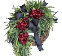 Rural Theme Door Wreath 60cm for Home Wall Hanging(B)