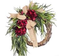 Rural Theme Door Wreath 60cm for Home Wall Hanging(D)