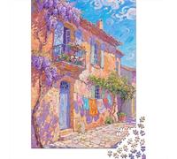 Rural Town 1000 Piece Jigsaw Challenging Game Challenge Toy Pastoral Scenery Home Decoration Fit Families Adults Gifts 1000pcs (75x50cm)