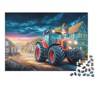 Rural Tractor Scene 1000 Piece Jigsaw Puzzle for Adults Fantasy Rural Landscape Style Brainteasing Jigsaws Educational Games Great Gift 70x50cm/1000pcs