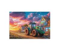 Rural tractor scene,Adult Jigsaw Puzzle 1500 Pieces,High-difficulty puzzles,The perfect educational gift for boys and girls,57x87cm