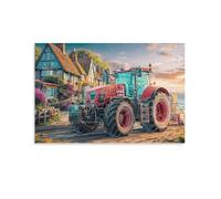 Rural tractor scene,Adult Jigsaw Puzzle 1500 Pieces,High-difficulty puzzles,The perfect educational gift for boys and girls,57x87cm