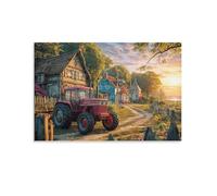 Rural tractor scene,Adult Jigsaw Puzzle 1500 Pieces,High-difficulty puzzles,The perfect educational gift for boys and girls,57x87cm