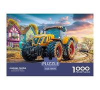 Rural Tractor Scene Durable Material Vibrant Countryside Illustration Easy to Assemble Pieces, Perfect for Relaxing, Unwinding And Enjoying Quiet Moments 70x50cm/1000pcs