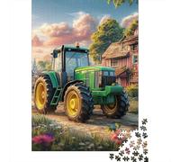 Rural Tractor Scene Puzzles 1000 Piece for Adults Vintage Farm Landscape Jigsaw Puzzle Game for The Whole 70x50cm/1000pcs