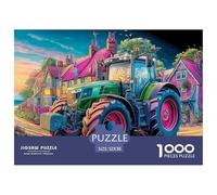 Rural Tractor SceneAstounding 1000-Piece Jigsaw Puzzles for Adults A Grand Collection of Impossible, Hard, Difficult Challenging Puzzle Educational Games for All - A Daunting Yet Rewarding Pursuit Fo