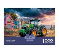 Rural Tractor SceneLegendary Jigsaw Puzzles for Adults Vibrant Countryside Illustration Presenting 1000 Advanced ‘Impossible-to-Hard’ Difficulty Challenging Puzzle Educational Games for Both Women And