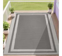 RURALITY Outdoor Rugs 5x8 Waterproof for Patios Clearance,Plastic Straw Mats for Backyard,Porch,Deck,Balcony,Coffee&Beige
