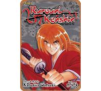 Rurouni Kenshin (3-in-1 Edition), Vol. 08 Includes vols. 22, 23 & 24 Retro Metal Tin Sign Vintage Room Decor Poster for Home Coffee Bar Wall Art Decor 8x12 Inch
