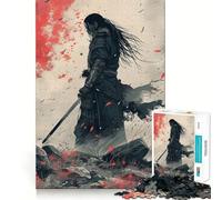 Rurouni Kenshin Jigsaw Puzzle for Teenagers 1000 Pieces Mind Skill Toy Gentle Leisure Design Assembly Premium Gift (38x52cm)