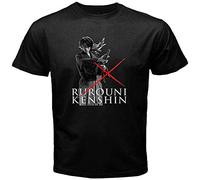 Rurouni Kenshin T-Shirt Graphics Tee Black Tee Shirt XL