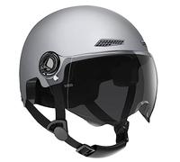 Rurunklee Adults Helmet with Goggle Helmet for Men Women Cycling Scooter Helmets with Removable Sun Visor Adjustable Size