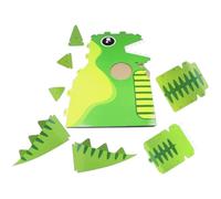 Rurunklee Cardboard Animals Assemble Toy | Cardboard Dinosaur Dress Assembly Kit - Learning Toy for Kindergarten Performance, Daily Play, and Role-Playing Game