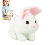 Rurunklee Electronic Pets for Kids,Interactive Walking Bunny Plush Toy with Sound | Cuddly Rabbit Toy Plush,for Girl Boys Kids Easter Christmas Birthday