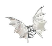 Rurunklee Halloween Bat Hair Claw Clips,No-Slip Wing Claw Barrettes Clips - Metal Bat Wings Hair Barrettes, Bat Wing Hairpin for Adults, All Ages, Beautician