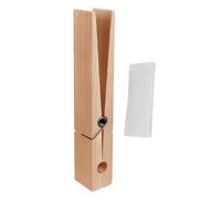 Rurunklee Jumb_ Clothespin Wooden Clothespin Towel Holder 12" Giant Wooden Clothes Pins Large Wooden Clothes Clips with Adhesive for Crafts Wedding Farmhouse Bathroom Laundry Room