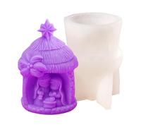 Rurunklee Silicone Nativity Mold | Nativity Sculpture Candle Mold for Resin Casting | Reusable Flexible and Resin Candle Mold for Thanksgiving and Christmas