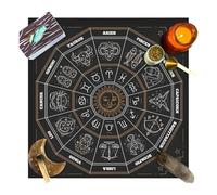 Rurunklee Tarot Tablecloth God of the Sun and Moon Altar Tapestry Witchcraf_t Altar Astrology Table Cloth for Tablecloth Decoration