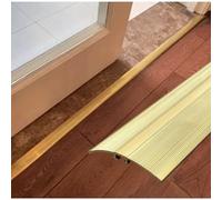RURUR Non Slip Brass Threshold Strips for Smooth Transitions Between Floors - 2 Inch Wide Doorway Capping Strip(150cm)