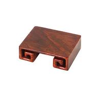 RURUR Solid Wood Bracket,Porcelain Display Stand,Wooden Vase Solid Wood Display Stand Buddha Statue Bonsai Base Home Office Decoration(Brown)