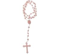 Rusable Pastic Rosary Beads Luminous Necklace Catholicism Prayer Religious Jewelry Professional