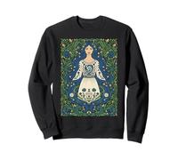 Rusalka Slavic Water Nymph Pagan Spirit Folk Art Sweatshirt