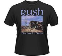 Rush A Farewell to Kings Men's T-Shirt Casual Unisex Black Tee M