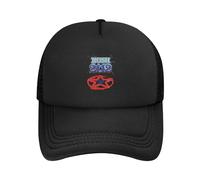 Rush-Adult Solid Color mesh Baseball Cap Rock Band 2112-Star Trucker Mesh Fitted Cap Merch Adjustable Snap-Back dad Cap Fishing Hats for Men Sun Protection Unisex