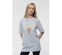 Rush American Tour 1977 T-Shirt in Grey | Size: 12-13 Years Rush Grey 12-13 Years