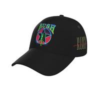 Rush-Baseball caps Rock Band 2112-Star Adjustable Dad Hat Merch Curved Brim Classic Baseball Cap Fishing Hats for Men Sun Protection Unisex