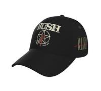 Rush-Baseball caps Rock Band 2112-Star Adjustable Dad Hat Merch Curved Brim Classic Baseball Cap Fishing Hats for Men Sun Protection Unisex