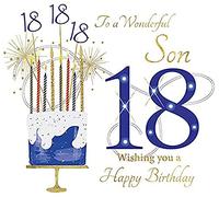 Rush Design Large 18th Birthday Card Son