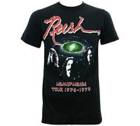 Rush Hemispheres Tour Men T-Shirt Black L
