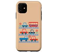 RUSH HOUR Retro Kids Transportation Vehicles Cars Trucks Bus Case for iPhone 11