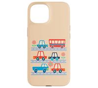 RUSH HOUR Retro Kids Transportation Vehicles Cars Trucks Bus Case for iPhone 15