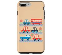 RUSH HOUR Retro Kids Transportation Vehicles Cars Trucks Bus Case for iPhone 7 Plus/8 Plus