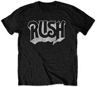 RUSH 'Logo' (Black) T-Shirt (Large)