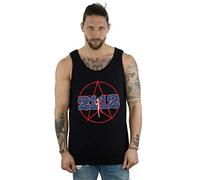 Rush Men's Distressed 2112 Starman Vest Black Large