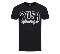 Rush Men's Logo Cotton T-Shirt in Black | Size: Small Rush Black S